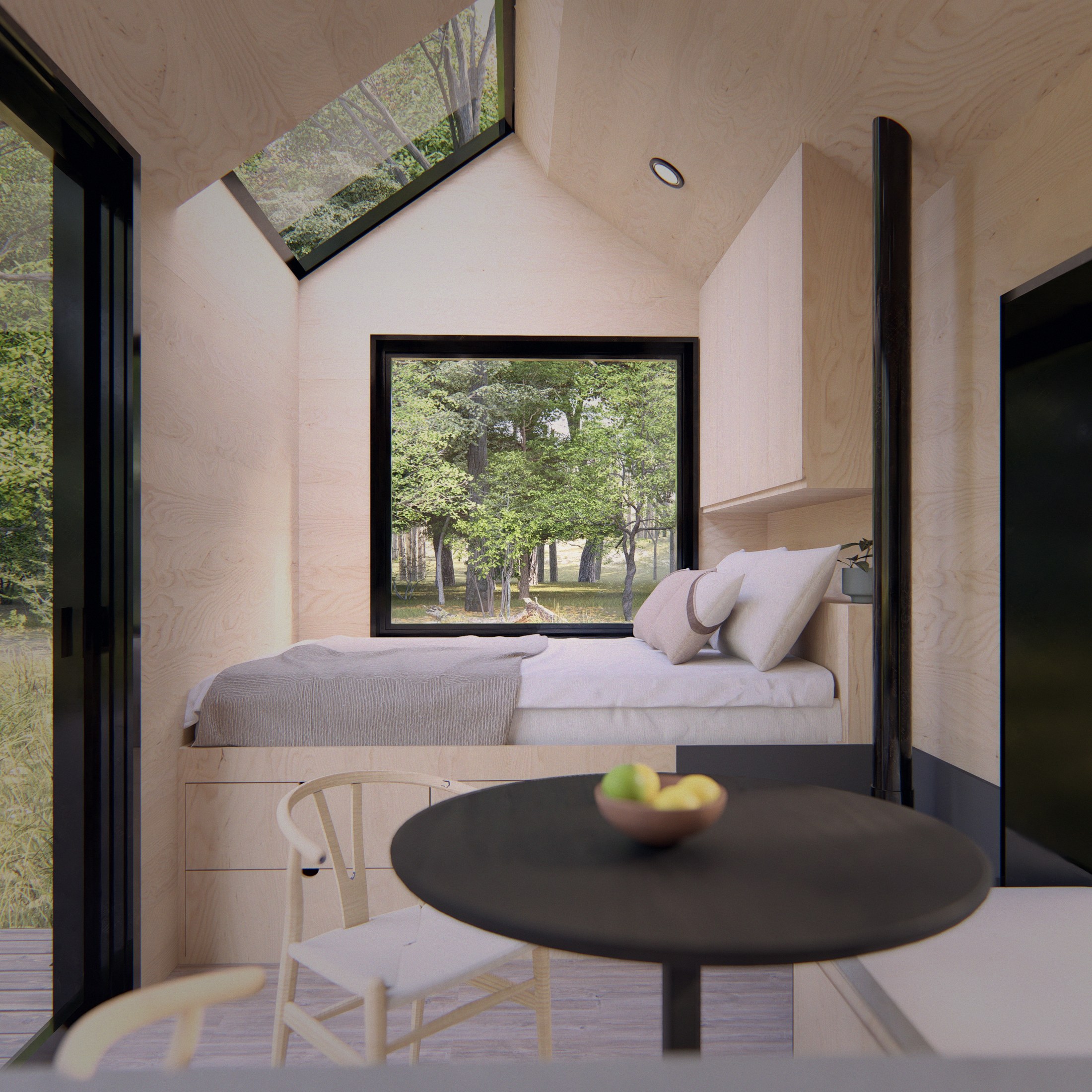 Brook cabin bedroom